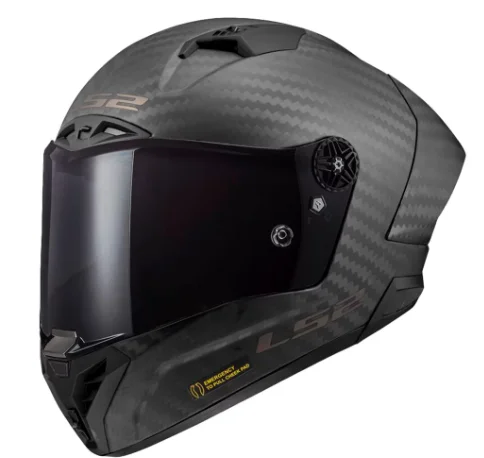 稀少【CUSTOM BORDERLESS】 COMMANDER JETBLACK Capacete LS2 FF805 Thunder C GP Solid Fosco (Carbono